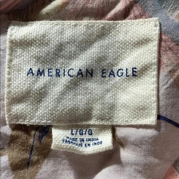 American Eagle  | Tie Front Crop blouse - Picture 4 of 5